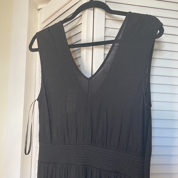 LOFT MAXI DRESS WOMEN SIZE M BLACK SLEEVELESS NEW - Picture 3 of 10